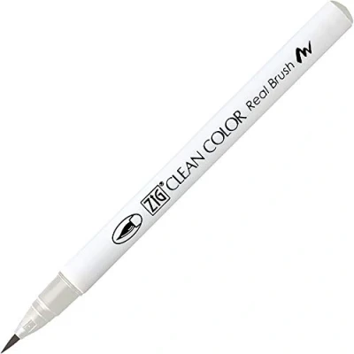 Image of Kuretake Zig Clean Color Real Brush Watercolour Pen Fog Gray 904