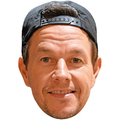 Image of Mark Wahlberg (Cap) Celebrity Mask, Flat Card Face, Fancy Dress Mask