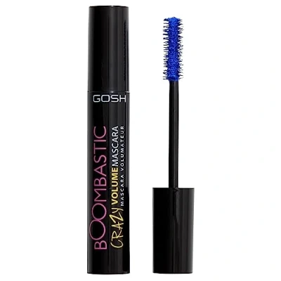 Image of GOSH Boombastic Crazy mascara for extreme Volume and Long Lashes I with precise brush head without clumps lasting, skin friendly, vegan &amp; fragrance free 02 Blue