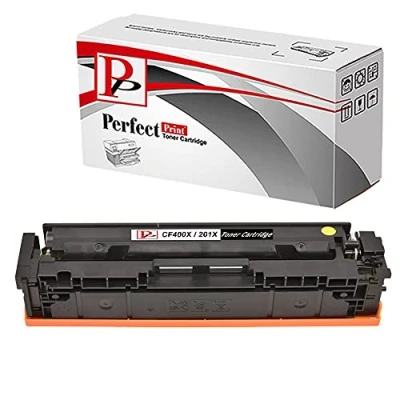 Image of Black PerfectPrint Compatible Toner Cartridge Replace CF400X for HP Colour Laserjet PRO M252 M252N M252dw M277 M277N M277dw
