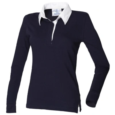 Image of Front Row Women&#039;s Long Sleeve Polo Shirt Multicolour XXL