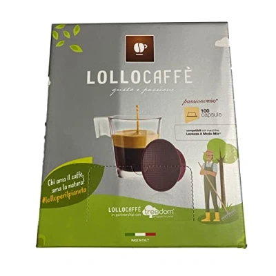 Image of 100 Capsules Coffee PassioneMio Argento C. Lavazza A Modo Mio Lollo