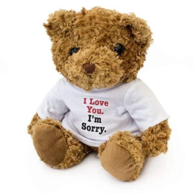 Image of NEW I LOVE YOU, I&#039;M SORRY Teddy Bear Cute Cuddly Soft Gift Present Apology
