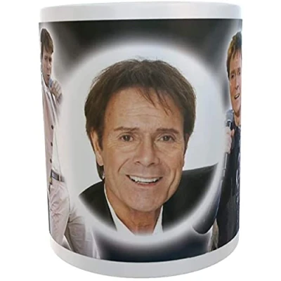 Image of Mugtime (TM) Cliff Richard Music Singer Coffee Tea Mug Ceramic 330ml 11oz Cup