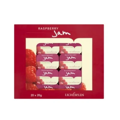 Image of Lichfields Preserves Raspberry Jam 20 x 20g 5