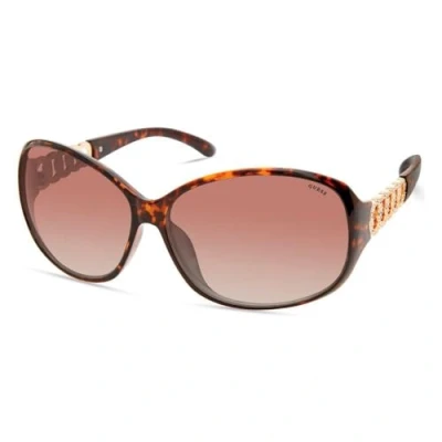 Image of GUESS GF0404 Dark Havana/Gradient Brown One Size