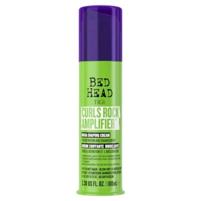 Image of Bed Head by TIGI Curls Rock Amplifier Curl Shaping and Defining Cream with Anti Frizz Protection for Beautifully Enhanced Waves, 100ml​