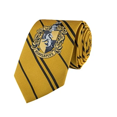 Image of Cinereplicas Harry Potter Adult Hufflepuff Woven Necktie Authentic Official