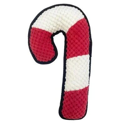 Image of Happy Pet Christmas Tough Toys &amp; Stuffingless for Dogs (Small, Candy Cane)