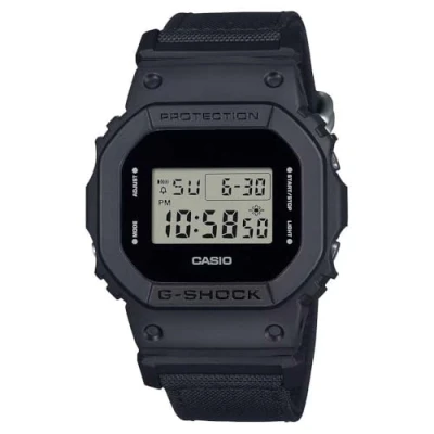 Image of G SHOCK Utility Cordura Digital watch, Men&#039;s, Size: One Size, Black
