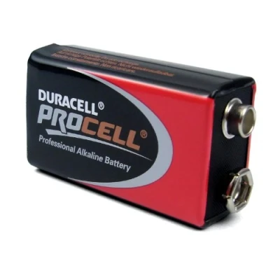 Image of Duracell MN1604 Procell Battery Alkaline 9V Pack of 10 Batteries