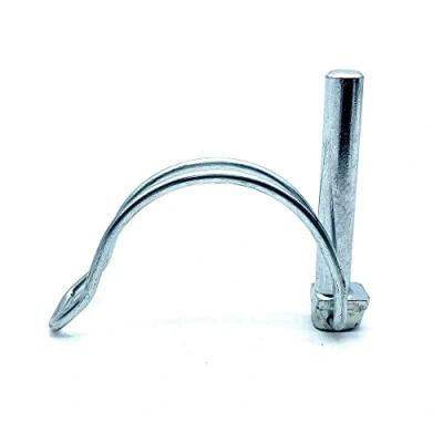 Image of DOJA Barcelona Shaft Pin 6x40mm Pack 10 Elastic Safety Pins Metal Tiller Trailer Lock Pin, Farm Tractor, Shutters, Window, Sliding Door