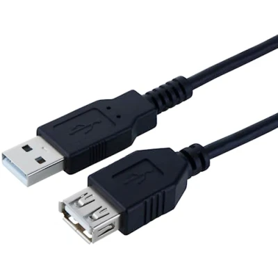 Image of USB Extension Cable for Sony ICD PX370, PX470, UX570, PCM A10 Digital Voice Recorder 1M
