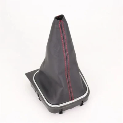 Image of IMMLSX Gear Shift Knob for VW Golf 5 6 MK5 MK6 R32 R20 GTD GTI 2004 2005 2006 2007 2008 2009 2010 2011 2012 2013 5/6 Speed Stick Boot Shifter Lever Knob(Gear Boot)