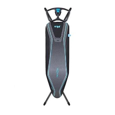 Image of Minky HH40201117M Ergo Ironing Board, Blue, 122 x 38 cm