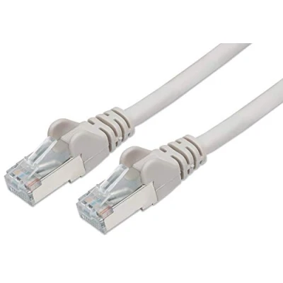 Image of Premium Cord Patch Cable CAT6a S FTP, RJ45 RJ45, AWG 26/7, 7 m, Colour: Grey