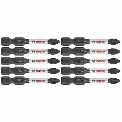 Image of BOSCH ITPH22B 10 Pack 2 in. Phillips #2 Impact Tough Screwdriving Power Bits