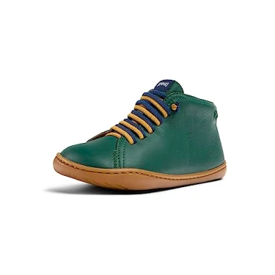 Image of Camper PEU CAMI Hightop trainers for kids, Size: 1, Dunkelgrün Leather