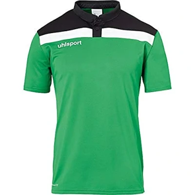 Image of Uhlsport Offense 23 Polo Children&#039;s Green/Black/White, 164