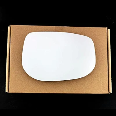 Image of Fits Honda Jazz 2009 to 2012 Convex Wing Mirror Glass RIGHT HAND ( UK Driver Side )