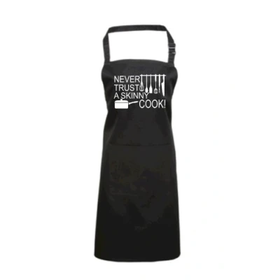 Image of Edward Sinclair Black Apron Never Trust A Skinny Cook