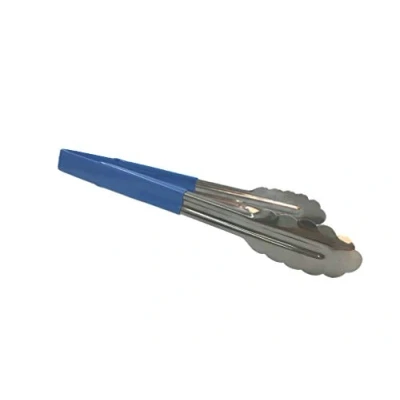 Image of TableCraft Kitchen Tongs, stainless_steel, Blue, 12 Inches