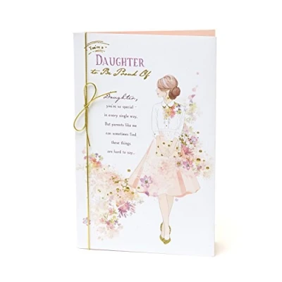 Image of Daughter Birthday Card Daughter, Gift for Her Gifts Lovely Sentiment Special