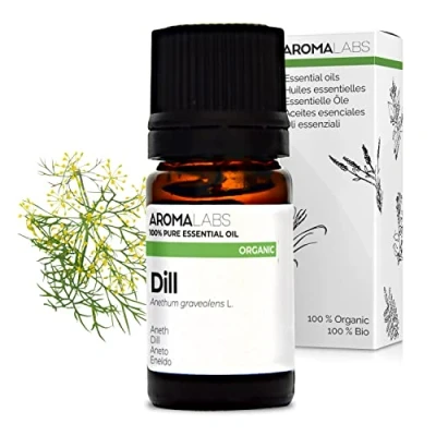 Image of BIO Dill Essential Oil 5mL 100% Pure, Natural, Chemotyped and AB Certified AROMA LABS (French Brand)
