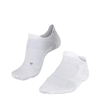 Image of FALKE Women&#039;s GO5 Invisible W IN Functional Yarn Anti Blister 1 Pair Golf Socks, White (White 2000), 2.5 3.5