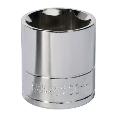 Image of Siegen WallDrive Socket 30mm 1/2&quot; Square Drive