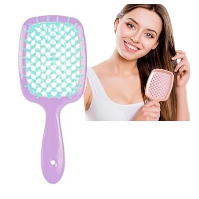 Image of Bautero Brush,Bautero Detangling Hair Brush Detangler,Anti Static Massage Paddle Brush,Wet and Dry Brush,Hollow Grid Combing Brush,Dry Comb (L)