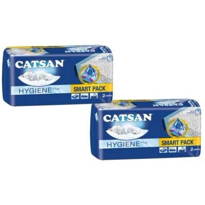 Image of Catsan Smart Pack Cat Litter 2 Inlays 4kg (PACK OF 4)