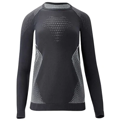 Image of UYN U100264 EVOLUTYON COMFORT UW LG_SL. T shirt Women&#039;s Anthracite/White/Light Grey M