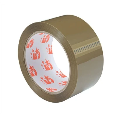 Image of 5 Star Office Packaging Tape Polypropylene 50mm x 66m Buff [Pack 6]