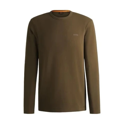 Image of BOSS Tempesto Long sleeved top, Men&#039;s, Size: Small, Open green