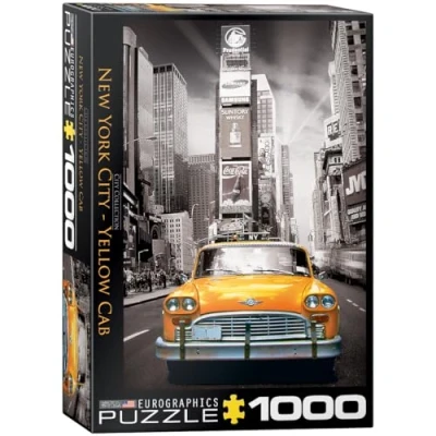 Image of EuroGraphics 6000 0657 New York City Yellow Cab Puzzle, Various, 48 x 68 cm