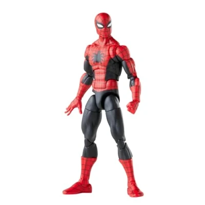 Image of Spider Man F34605L0 Acute 8 Marvel Legends Series 60th Anniversary Amazing Fantasy 6 inch Classic Comics Action Figures,for 4+ Years, 9 Accessories, Multicolour