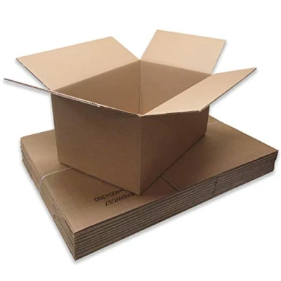 Image of Pack of 10 Removal Strong Medium Sized Cartons Double Wall Cardboard Boxes 23.5&quot; x 16&quot; 12&quot; / 600mm 400mm 300mm