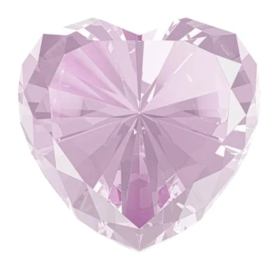 Image of 80mm (3.14 inch) Pink Crystal Heart Diamond Paperweight, Clear Gift Decoration Idea for Women Birthday (Pink)