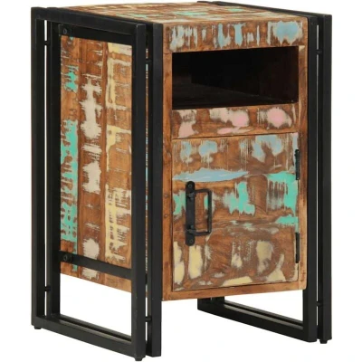 Image of Bedside Cabinet 40x40x59 cm Solid Wood Reclaimed Vidaxl