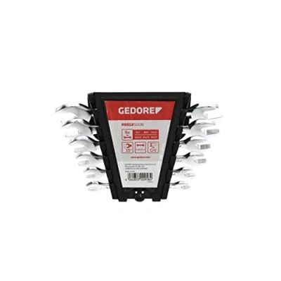 Image of GEDORE red Double open end Spanner set, 6 pc. AF 17 mm, Metric, Short, R05125006