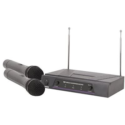 Image of Dual Handheld Wireless Microphone System VHF 174.1 + 175.0MHz