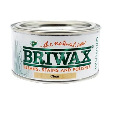 Image of Briwax Original Clear 200g New Size for Smaller Jobs The Natural Wax Cleans, Stains and Polishes