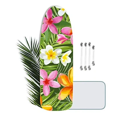 Image of Ironing Board Cover Extra Large, 145 x 55 cm,100% Cotton, With 3 mm Padding, Elastic Cord, Easily Handle and Fits Beautifully, XL