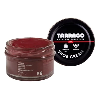 Image of Tarrago Shoe Cream Premium Polish for Ultimate Leather Nourishment, Shine and Protection Synthetic Shoes, Footwear, Bags Accesories 50 ml