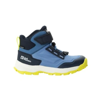Image of Jack Wolfskin Cyrox Texapore Mid K Walking Shoe, Elemental Blue, 8 UK