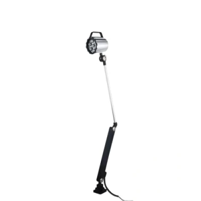 Image of XUNDE Upgraded 7W Plus Long Arm 40+40cm Machine Lighting 220V Adjustable Aluminum Alloy LED Work Light for Lathe, CNC Milling Machine, Drilling (7W)
