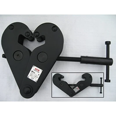 Image of Secure Fix Direct 3 Ton Beam Clamp Adjustable Girder Block Tackle Lifting 3000Kg Three