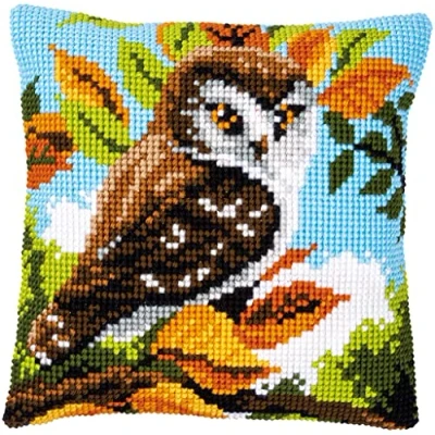 Image of Owl Cross Stitch Cushion Kit