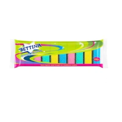Image of 10 Pack Sponge Scourer Washing Up